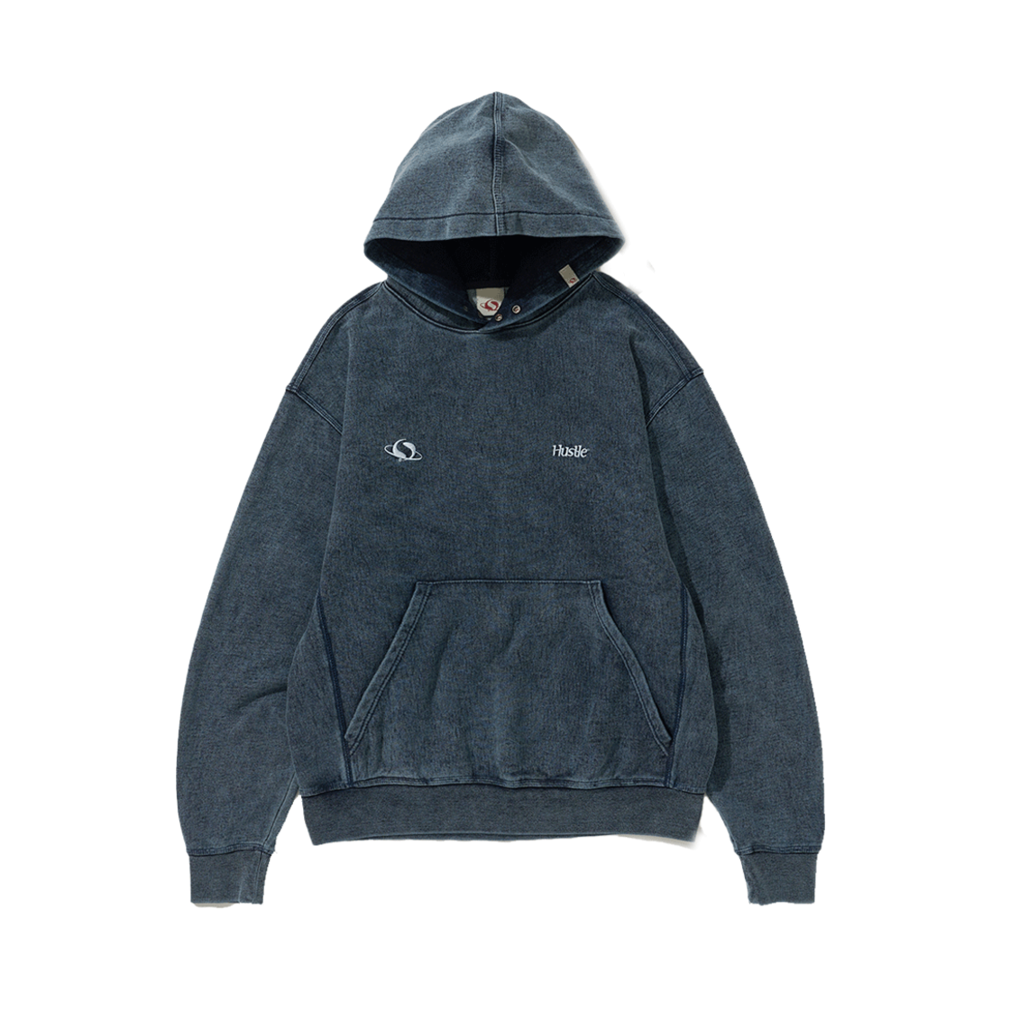 트루릴리젼 허슬 클래식 후디 워시드 네이비