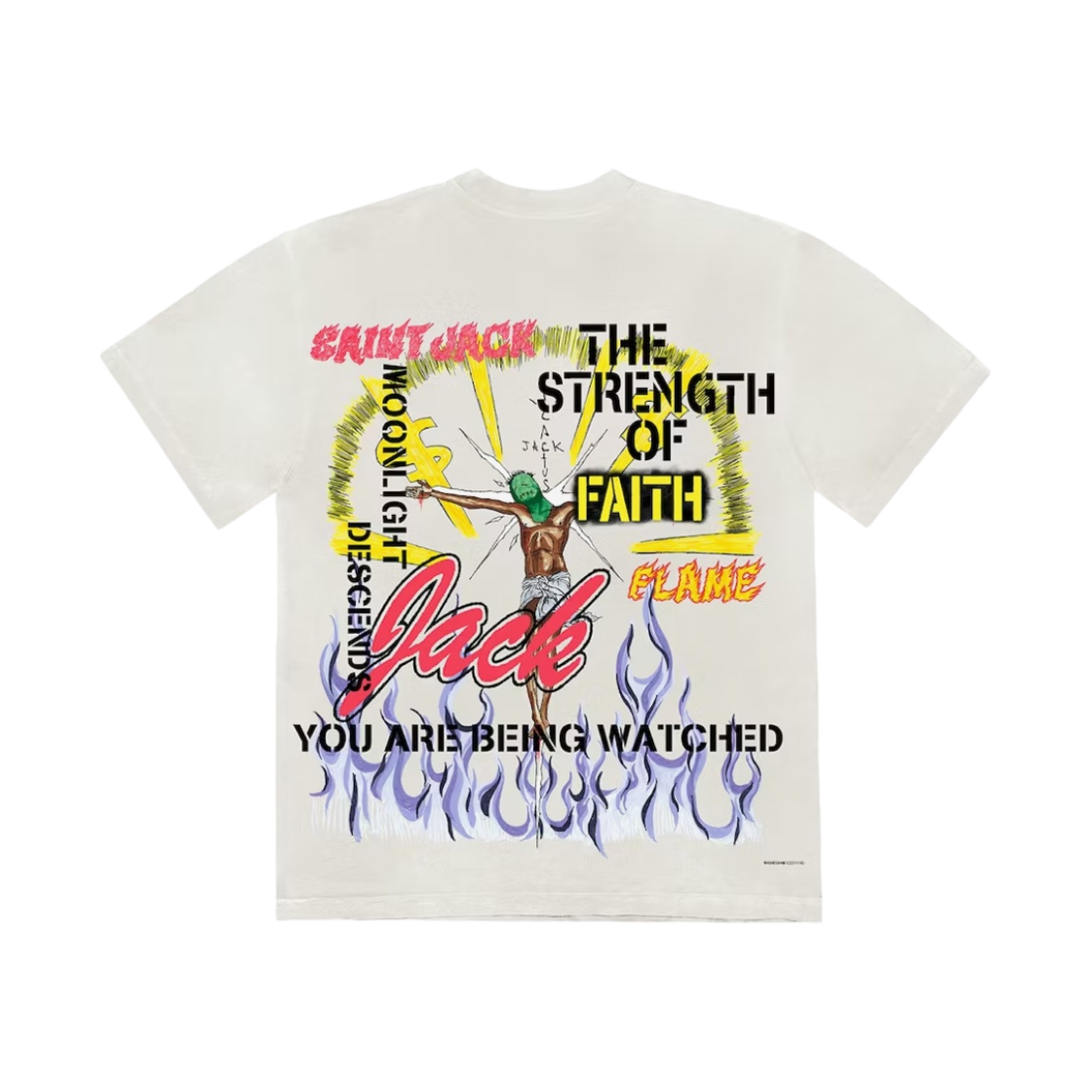 트래비스 스캇 x 세인트 마이클 유토피아 티셔츠 3A 화이트(Travis Scott x Saint Mxxxxxx Utopia T-Shirt 3A White) - 2