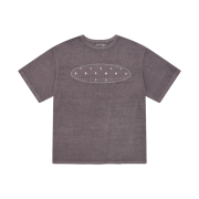 Karactor Starry Pigment Half T-Shirt Ash Purple