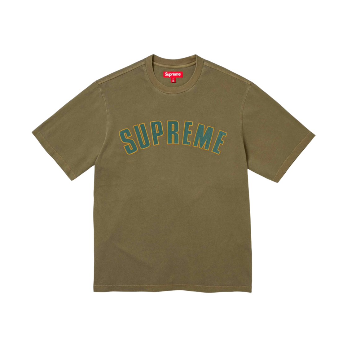 슈프림 크랙 아크 숏슬리브 탑 올리브 - 24SS