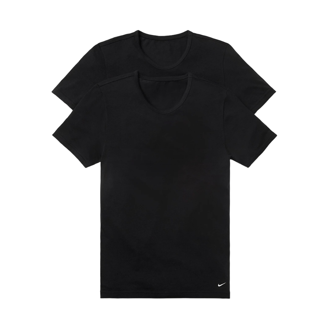KE1109-001 Nike Dri-Fit ReLuxe Crewneck Undershirt Black (2 Pack)
