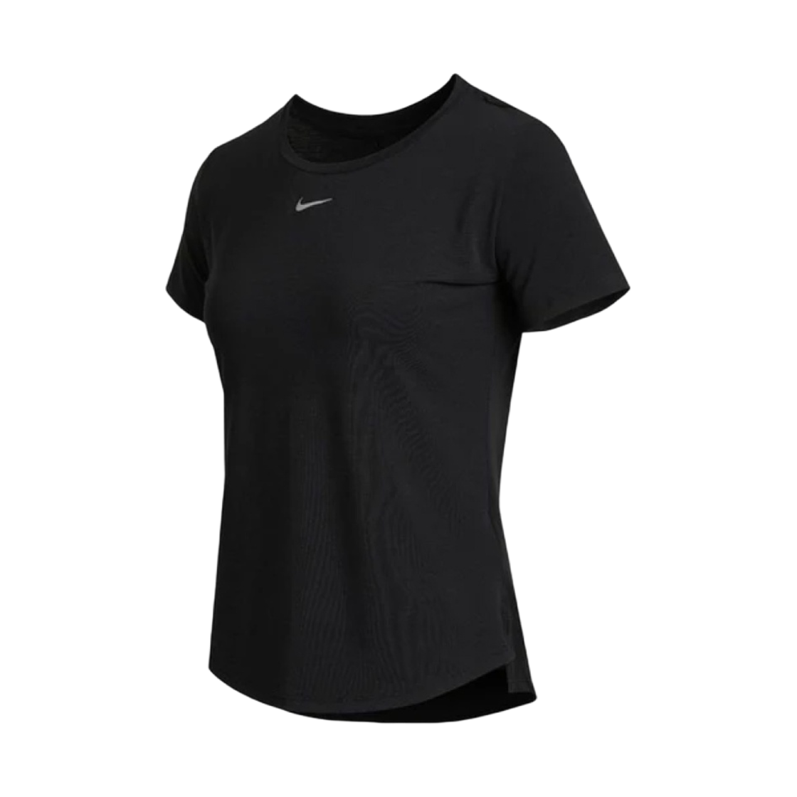 DD0618-010 (W) Nike Dri-FIT UV One Luxe Standard Fit Short Sleeve Top Black - US/EU
