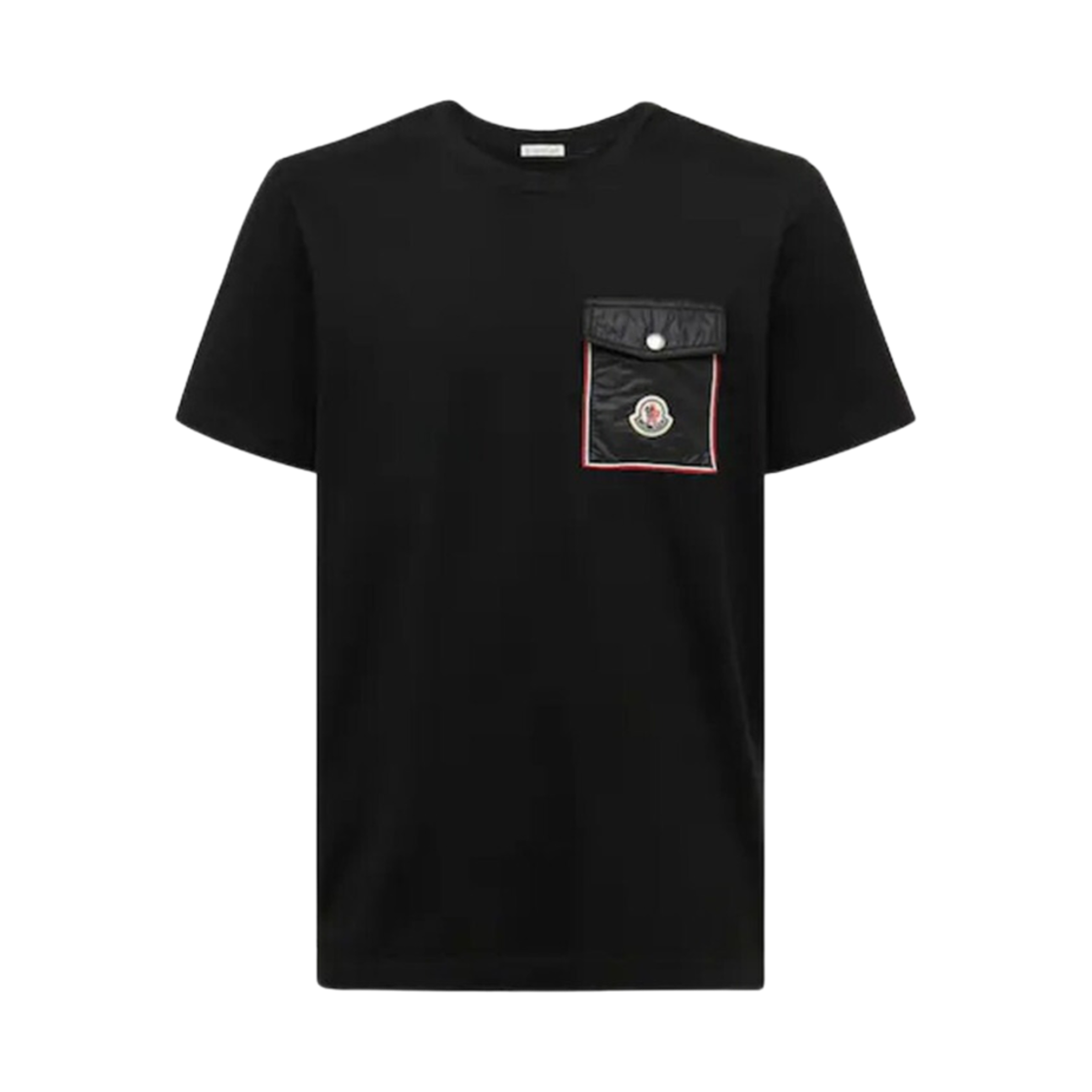 H1-091-8C00048-8390Y-999 Moncler Short Sleeve Pocket T-Shirt Black - 22SS