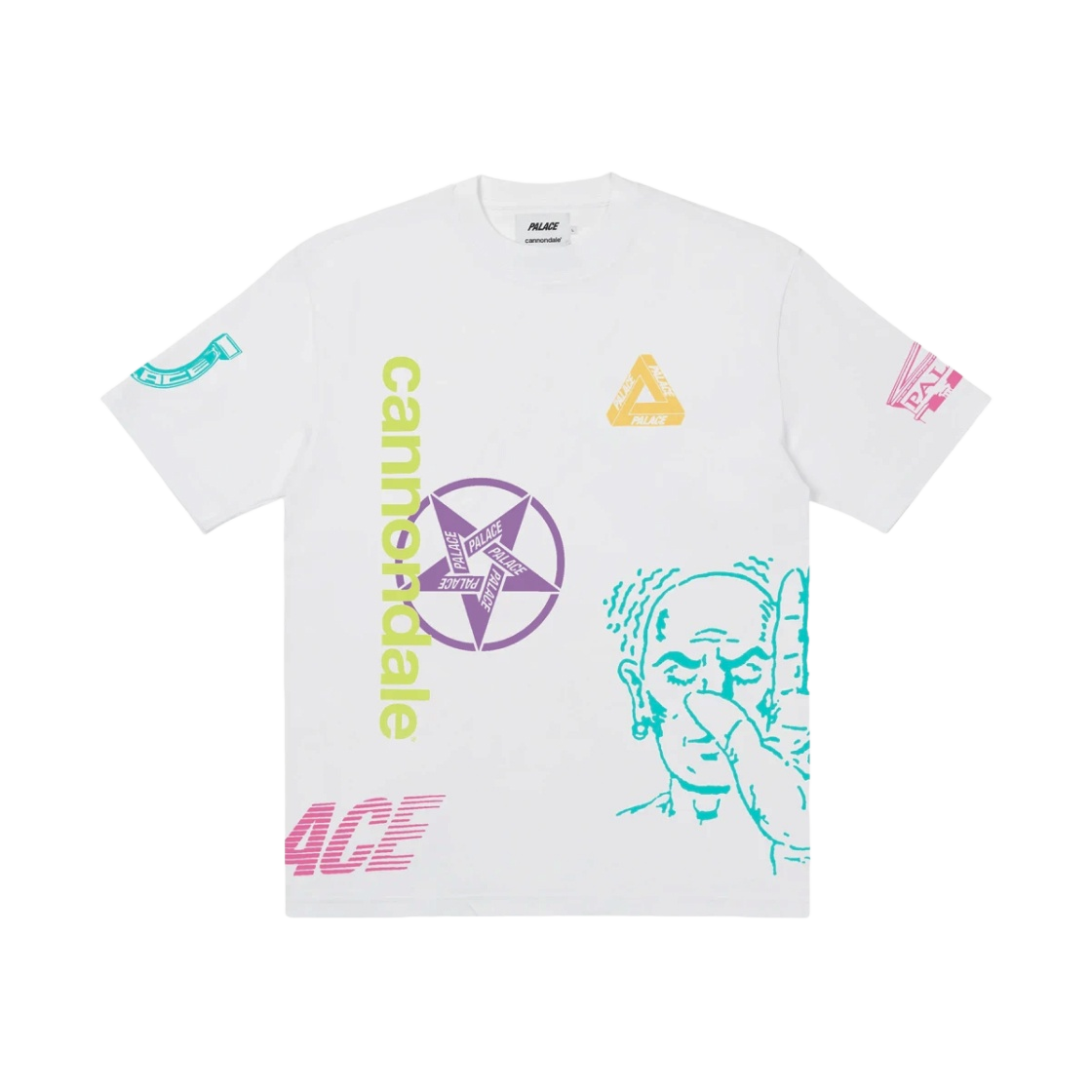 팔라스 x 캐논데일 매드 보이 티셔츠 화이트 - 21FW(Palace x Cannondale Mad Boy T-Shirt White - 21FW) - 1