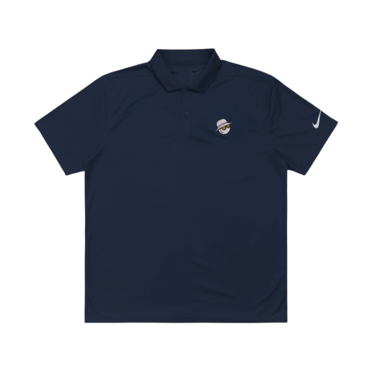 - Malbon Golf x Nike Dri-Fit Victory Solid Polo Buckets S. Thompson College Navy