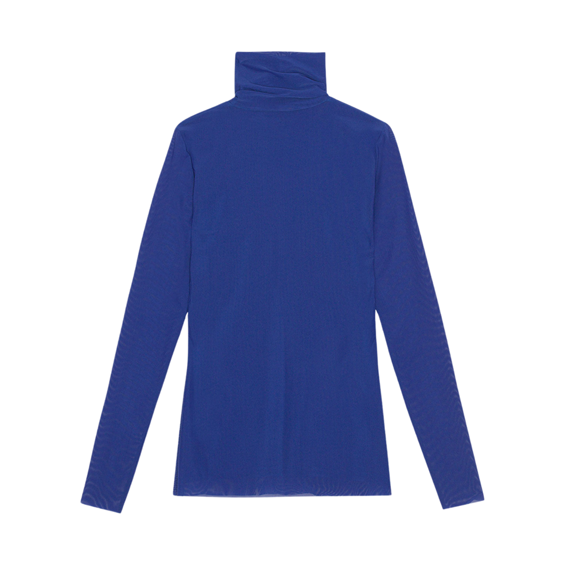 (W) 가니 메쉬 롱슬리브 롤 넥 소달라이트 블루((W) Ganni Mesh Long Sleeve Roll Neck Sodalite Blue) - 2