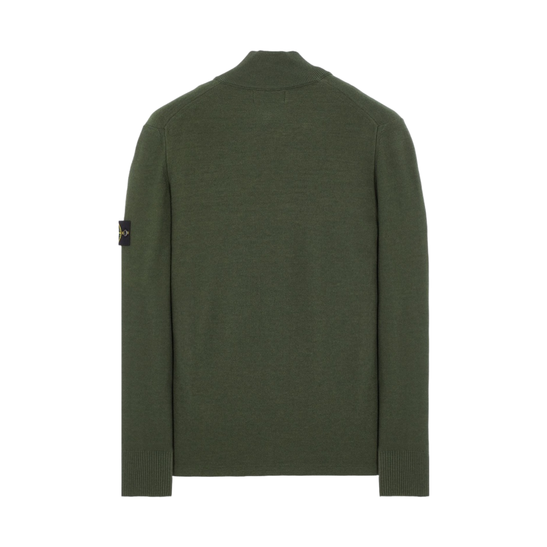 스톤 아일랜드 503A1 스트레치 울 니트 가디건 올리브 그린 - 22FW(Stone Island 503A1 Stretch Wool Knit Cardigan Olive Green - 22FW) - 2