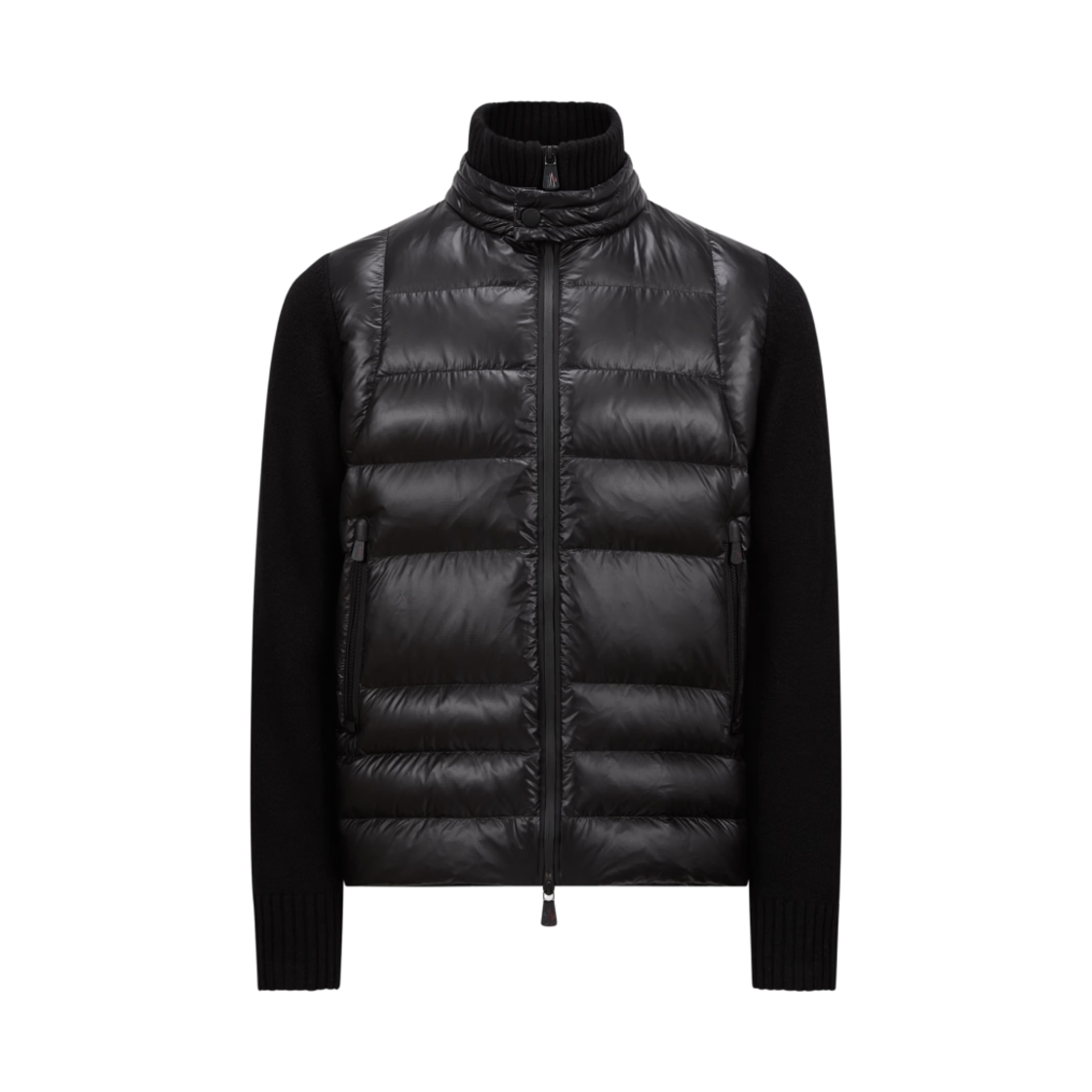 J2-097-9B00011-M1122-999 Moncler Grenoble Padding Zip Up Cardigan Black - 24FW