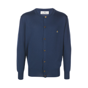 Vivienne Westwood Orb Logo Cardigan Blue