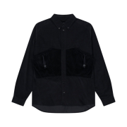 Sansan Gear Corduroy String Pocket Shirts Black