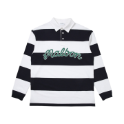Malbon Golf Malbon Rugby T-Shirt Navy
