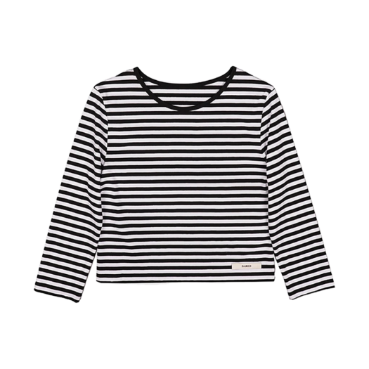 P0000DKG Dared Dangerous Stripe Tee In Black
