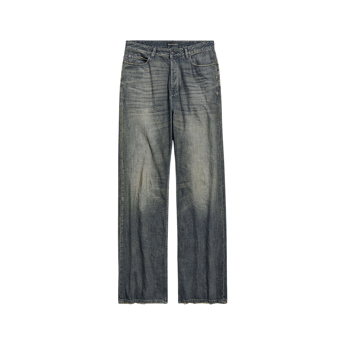 848021TTW763394 Balenciaga Low Crotch Pants Blue