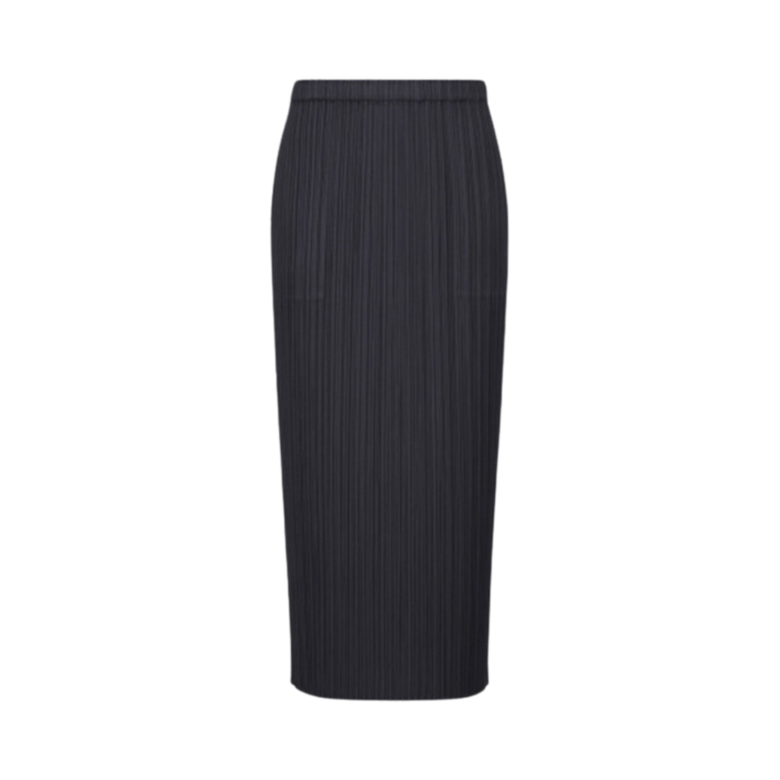 JG408-75 (W) Pleats Please Issey Miyake New Colorful Basics 4 Skirt Navy