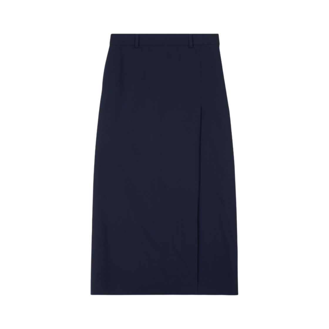 (W) 발렌시아가 슬릿 테일러드 스커트 네이비 블루((W) Balenciaga Slit Tailored Skirt Navy Blue) - 1