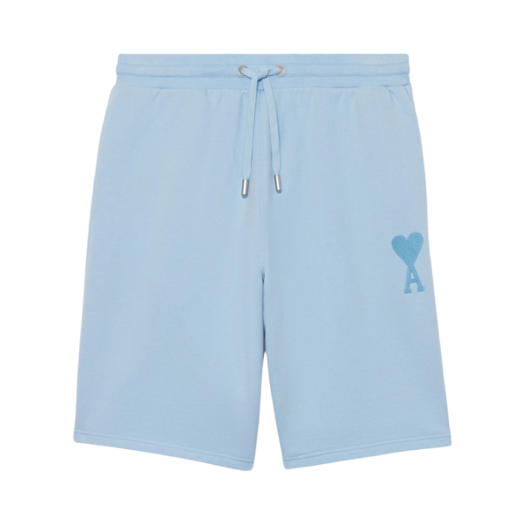 AMI de Coeur Tone-On-Tone Track Shorts Sky Blue