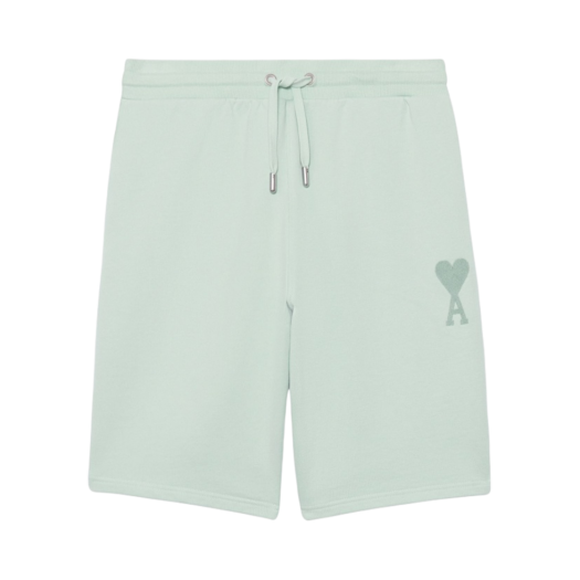 AMI de Coeur Tone-On-Tone Track Shorts Aqua