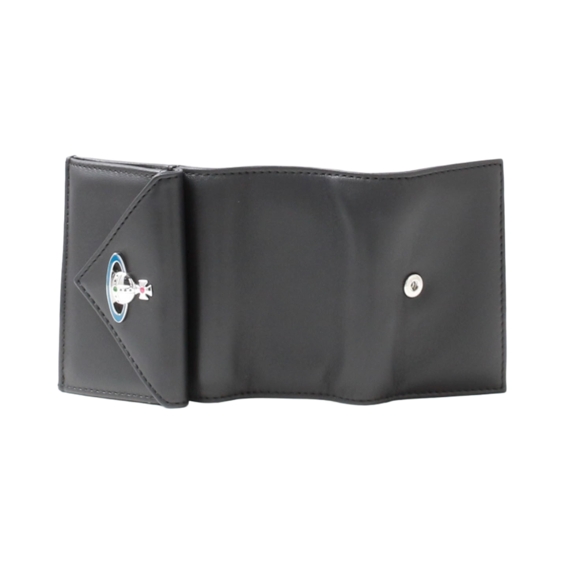 비비안 웨스트우드 나파 엔벨로프 트라이폴드 미니 월렛 블랙(Vivienne Westwood Nappa Envelope Tri-Fold Mini Wallet Black) - 4