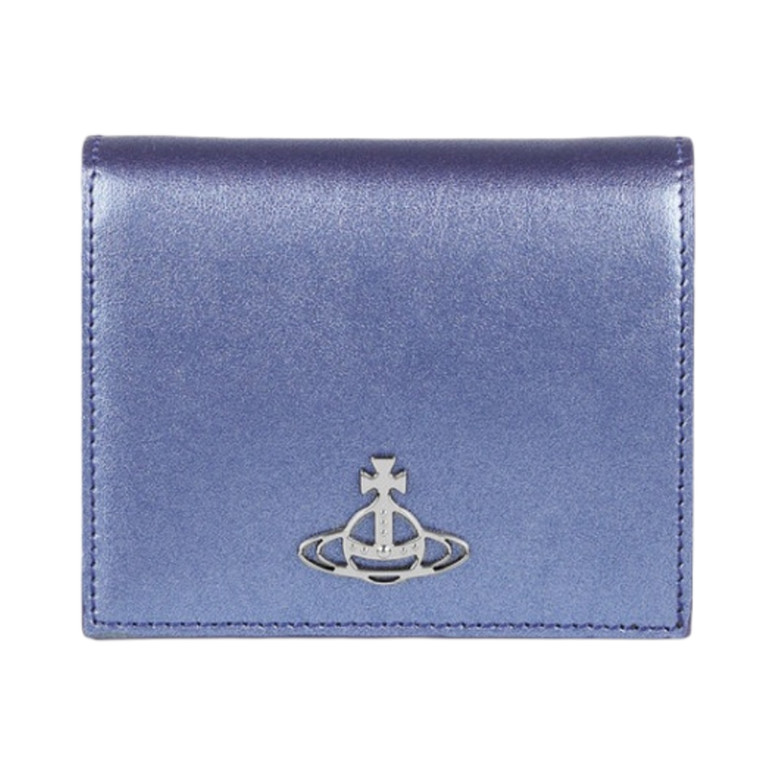 비비안 웨스트우드 펄라이즈드 레더 빌폴드 퍼플(Vivienne Westwood Pearlised Leather Billfold Purple) - 1