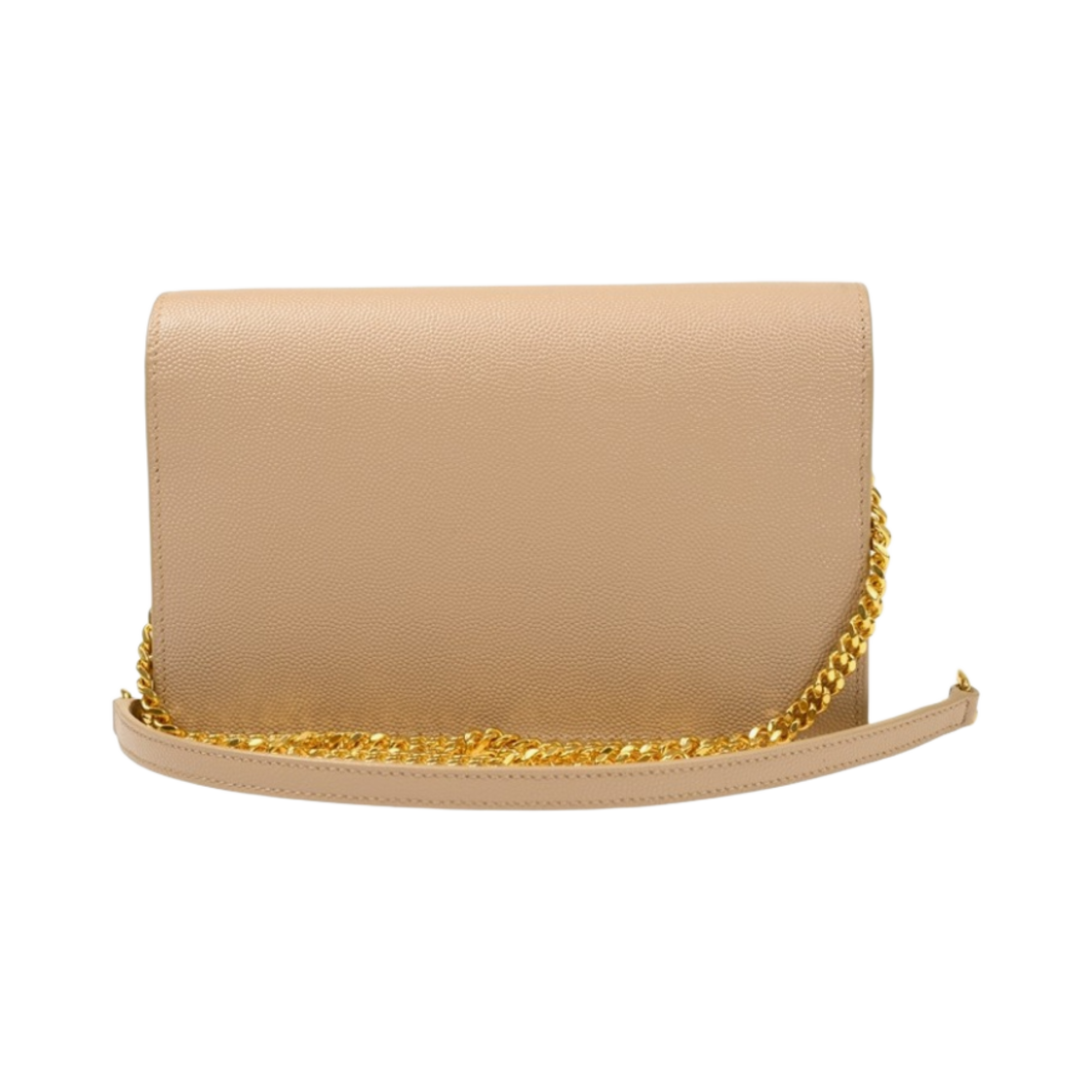 생로랑 그랑 드 뿌드르 엠보스드 레더 태슬 케이트 체인 지갑 다크 베이지(Saint Laurent Kate Chain Wallet with Tassel in Grain de Poudre Embossed Leather Dark Beige) - 3