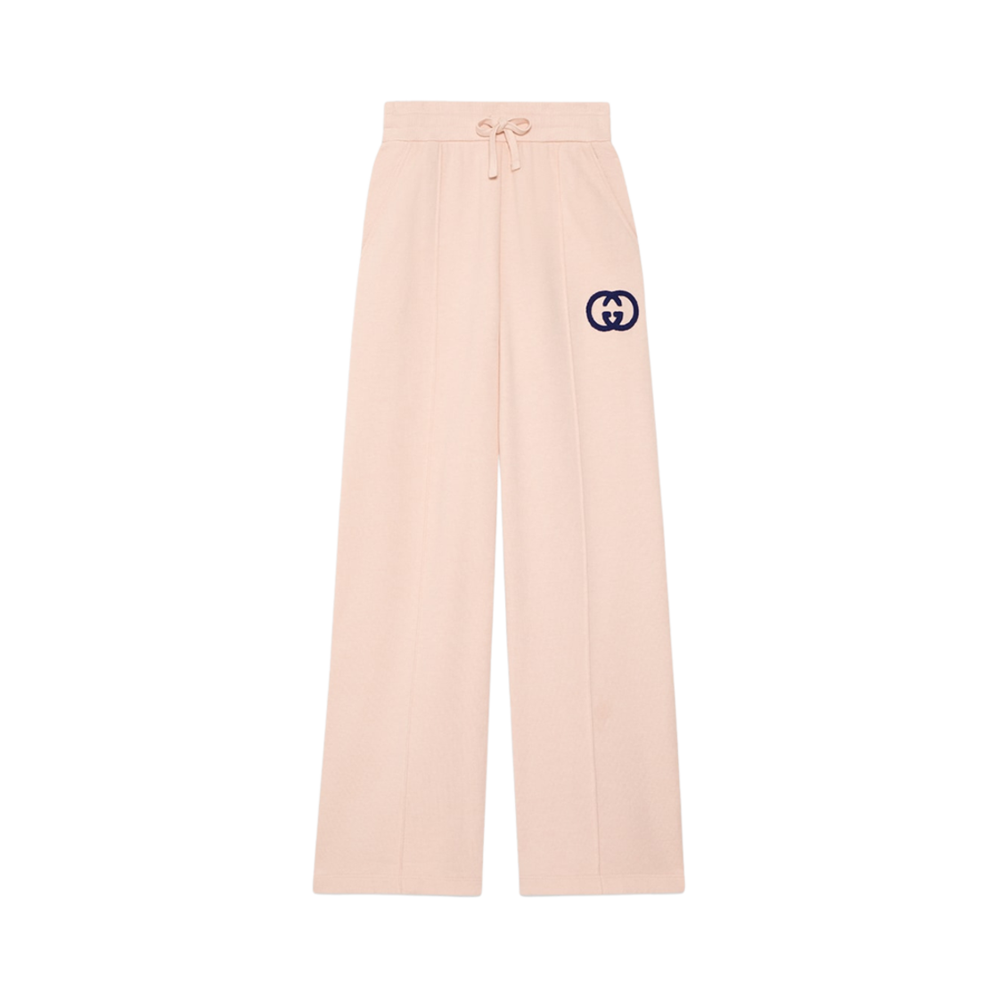 (W) 구찌 코튼 저지 조깅 트라우저 라이트 핑크((W) Gucci Cotton Jersey Jogging Trouser Light Pink)