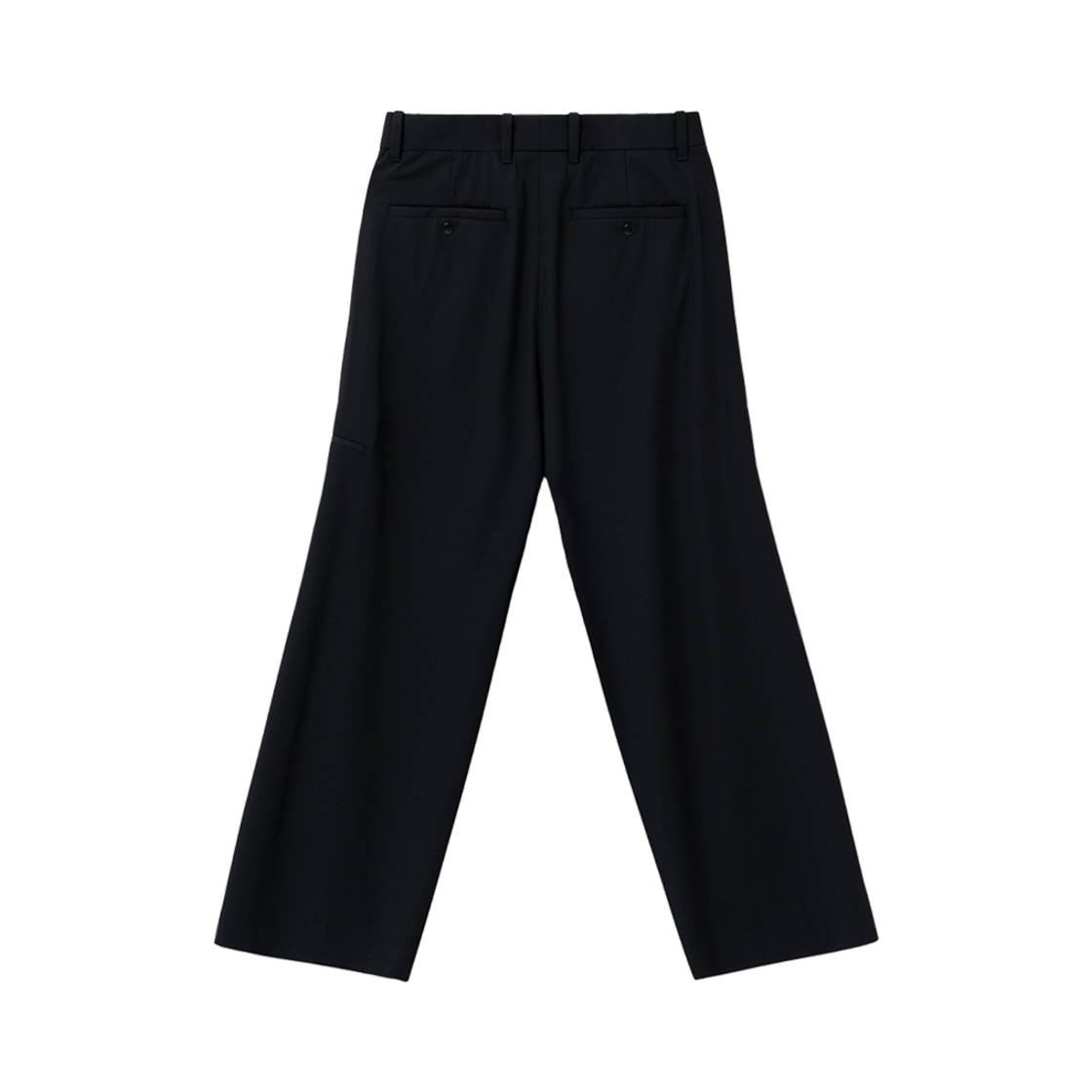 WOOYOUNGMI ブラック Folding ワイド スラックス Black Wide Folding