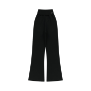 HDEX Womens Knit Boots Cut Pants Black