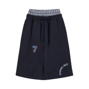 AEAE Trunk Layered Sweatshorts Navy