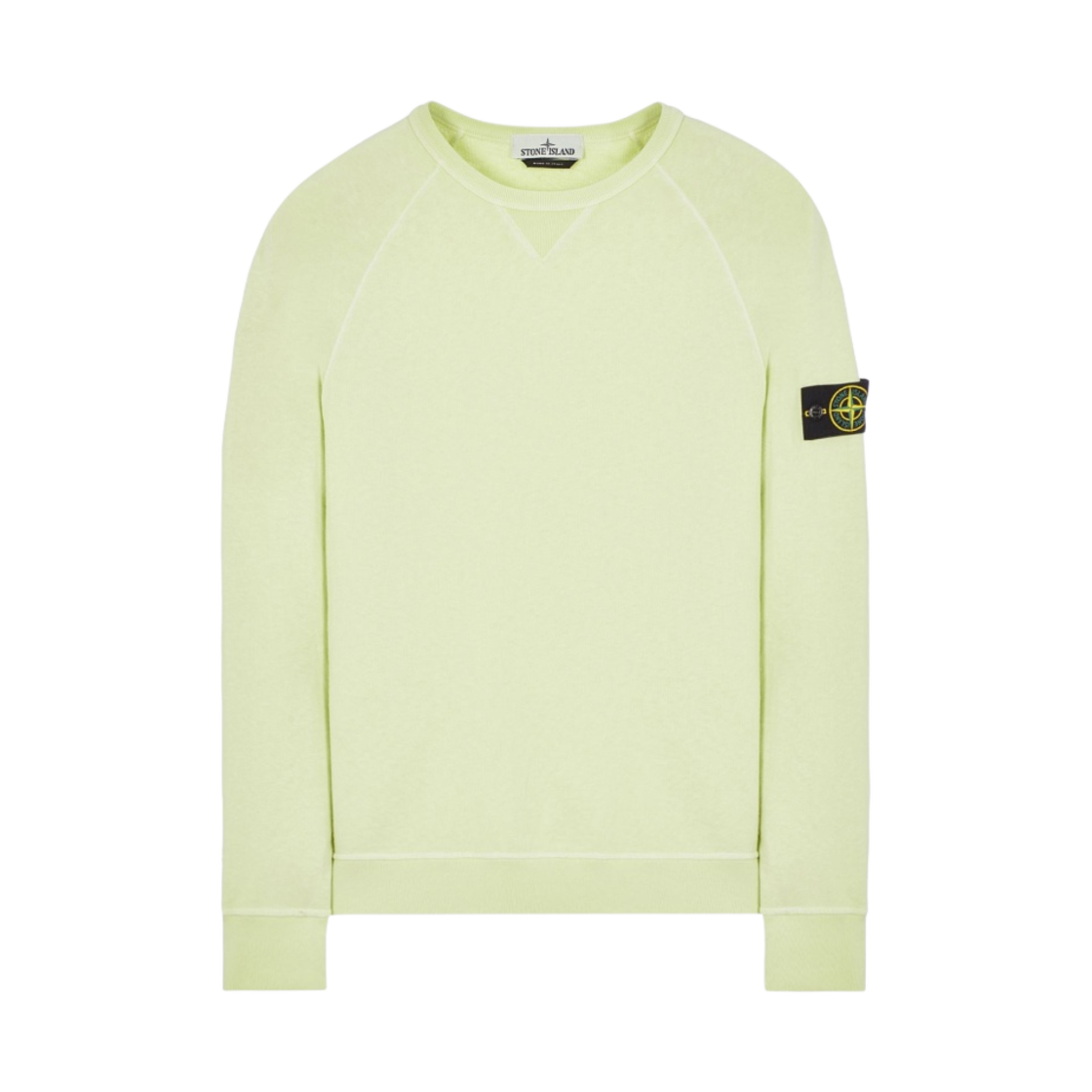 스톤 아일랜드 66360 올드 트리트먼트 크루넥 스웨트셔츠 라이트 그린 - 23SS(Stone Island 66360 Old Treatment Crewneck Sweatshirt Light Green - 23SS) - 1