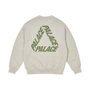 Palace Pigment P3 Crew Concrete Grey - 25SS