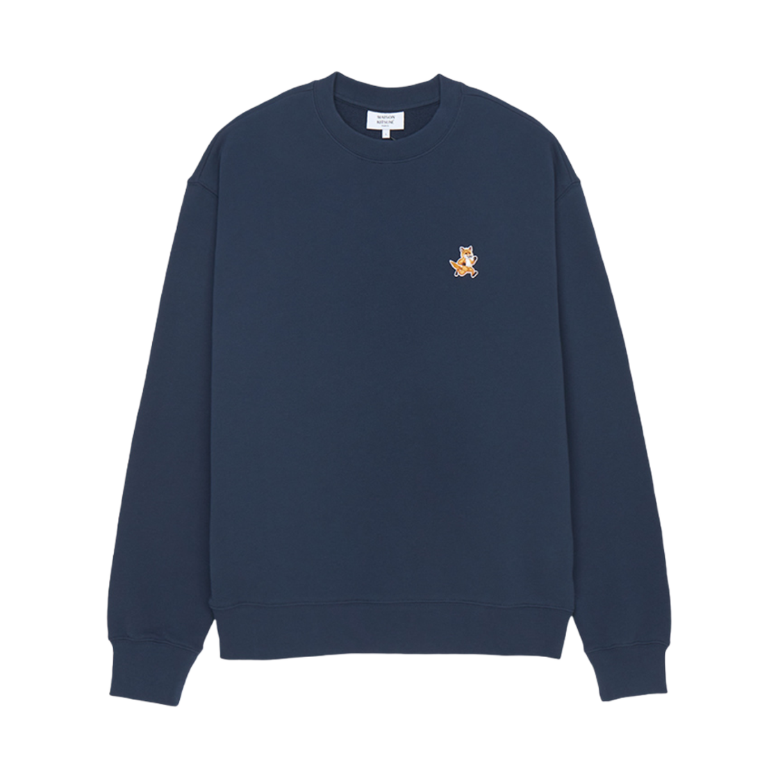 메종 키츠네 스피디 폭스 패치 컴포트 스웨트셔츠 네이비(Maison Kitsune Speedy Fox Patch Comfort Sweatshirt Navy)