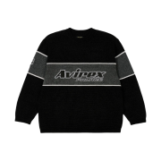 Palace Avirex Chenille Knit Black - 23FW
