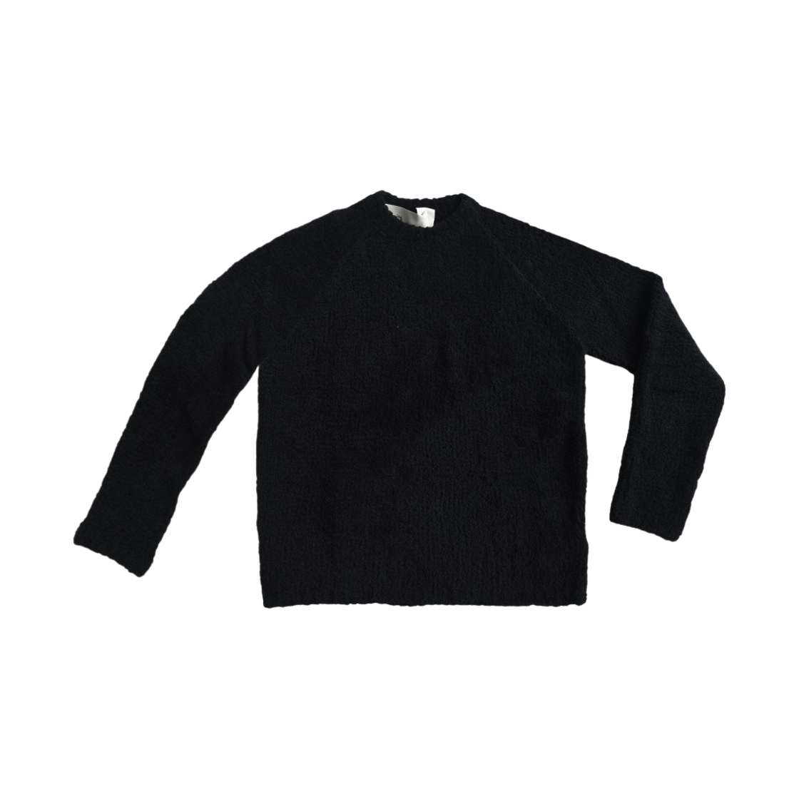 텐씨 부클레 울 스웨터 블랙(Ten C Boucle Wool Sweater Black)