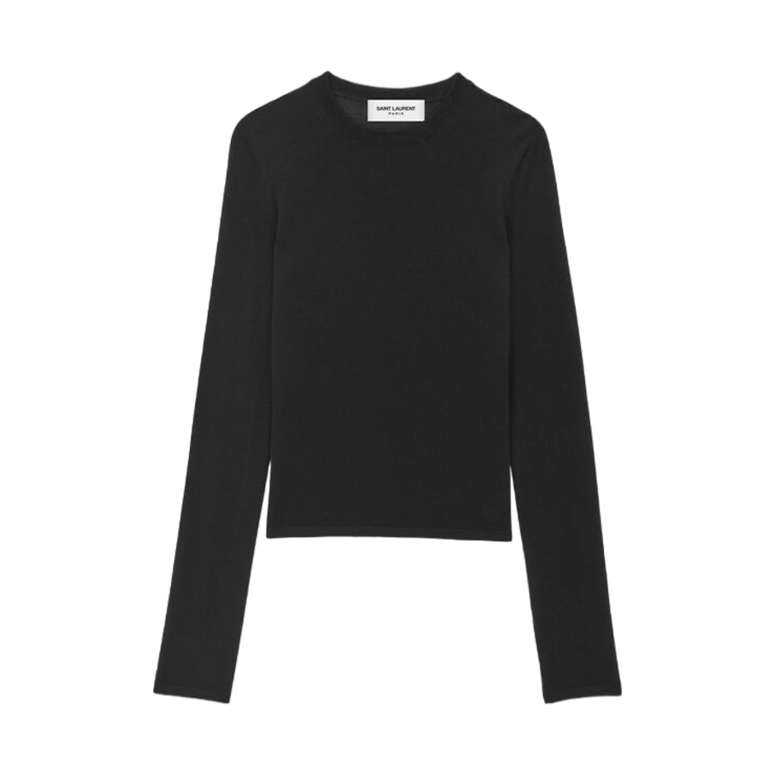 766929-YAPK2-1000 (W) Saint Laurent Sweater In Cashmere Wool And Silk Black