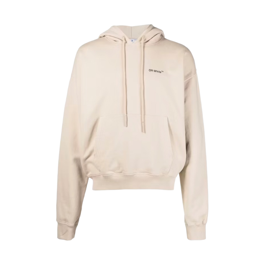OMBB037S22FLE0031710 Off-White Caravaggio Arrow Over Hoodie Beige