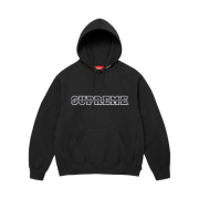 Supreme Collegiate Acronym Hooded Sweatshirt Black - 24FW