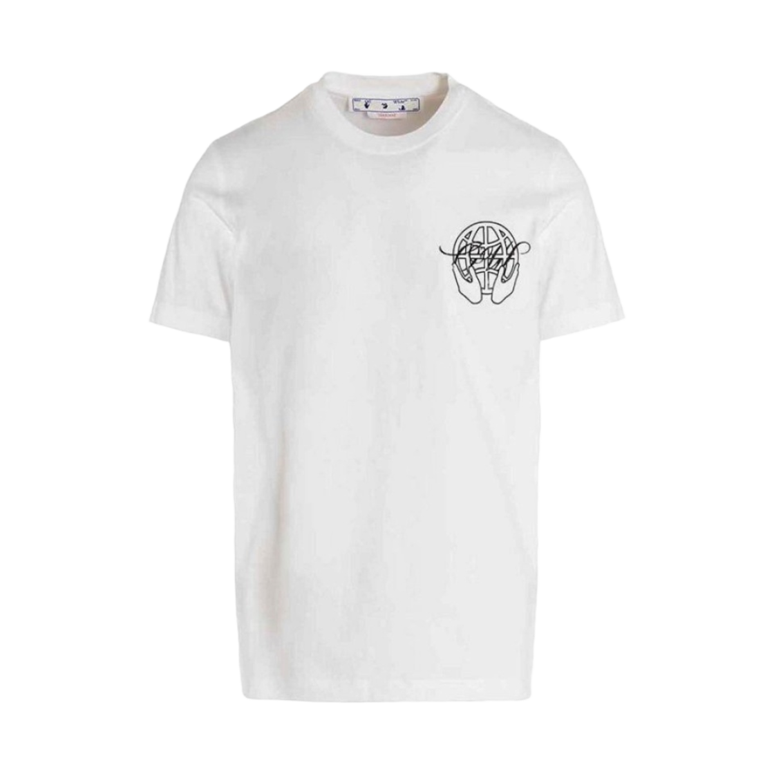 오프화이트 핸드 애로우 오버 숏슬리브 티셔츠 화이트(Off-White Hand Arrow Over S/S T-Shirt White) - 2