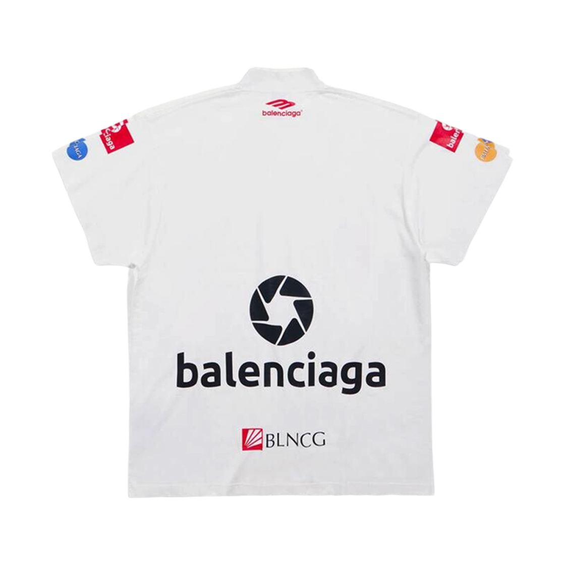발렌시아가 탑 리그 티셔츠 오버사이즈 화이트(Balenciaga Top League T-Shirt Oversized White) - 1