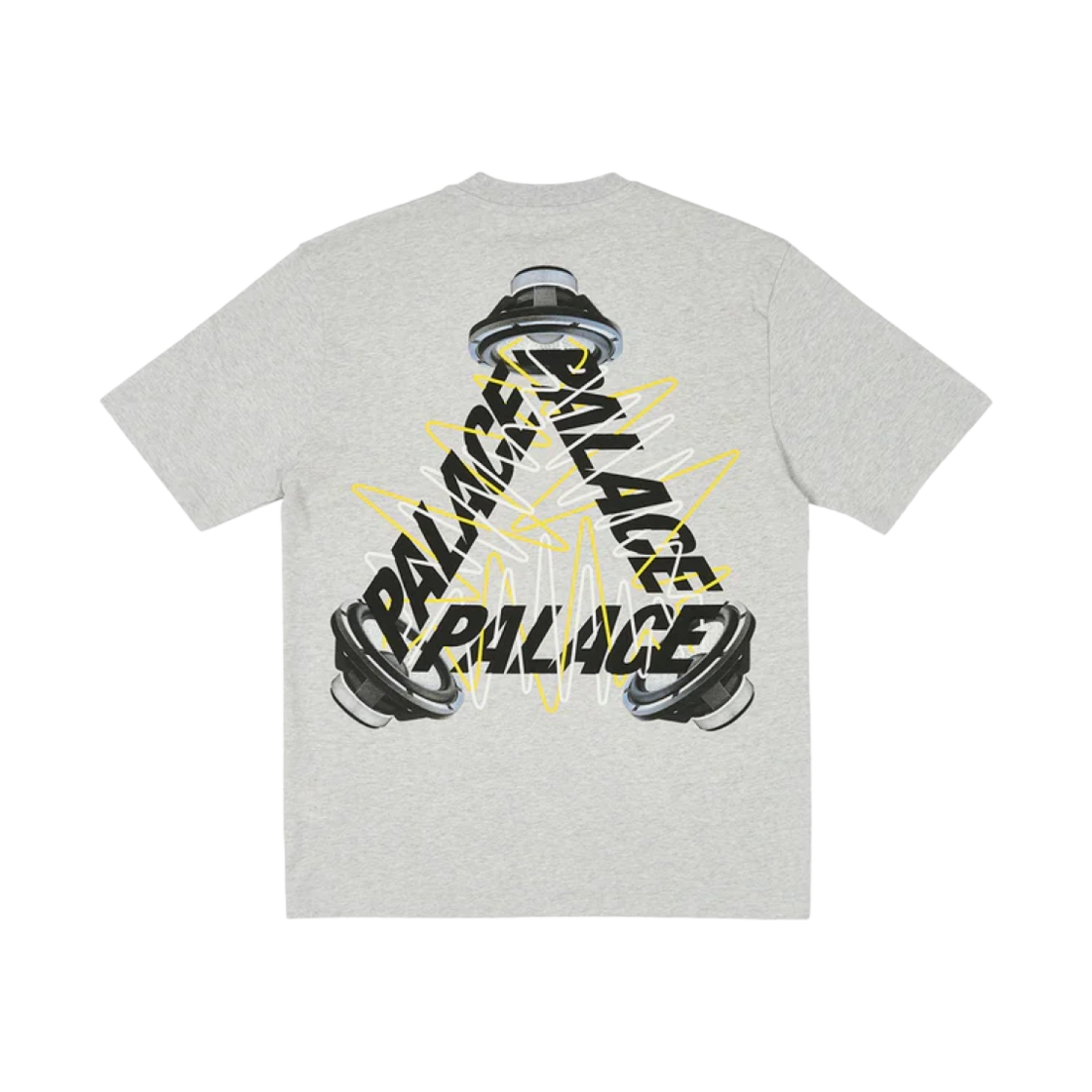 - Palace Speaker P-3 T-Shirt Grey Marl - 23FW