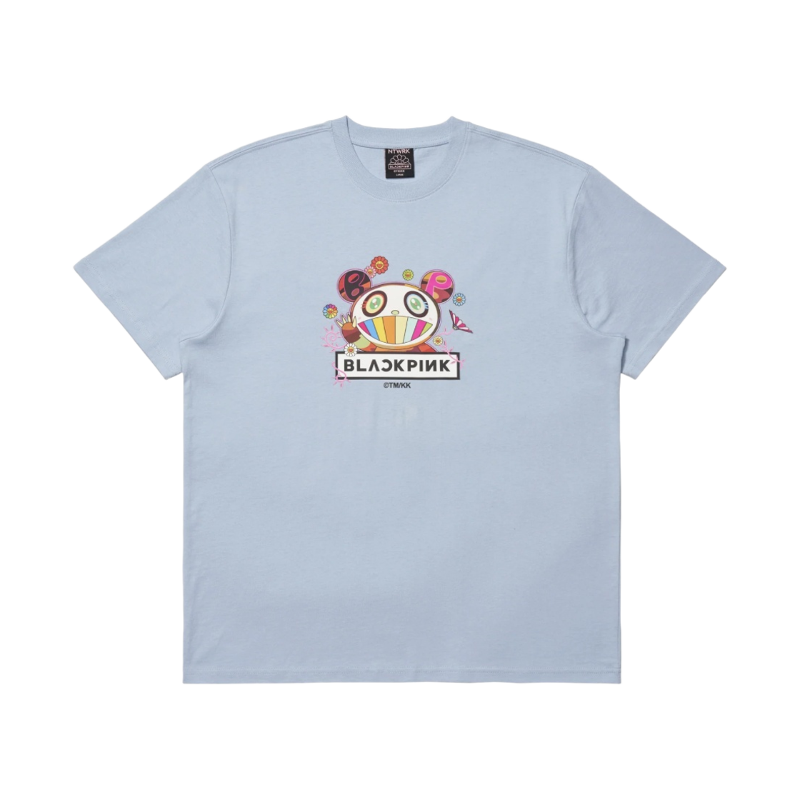 - Kaikai Kiki x Blackpink Flower Garden T-Shirt Clear Blue
