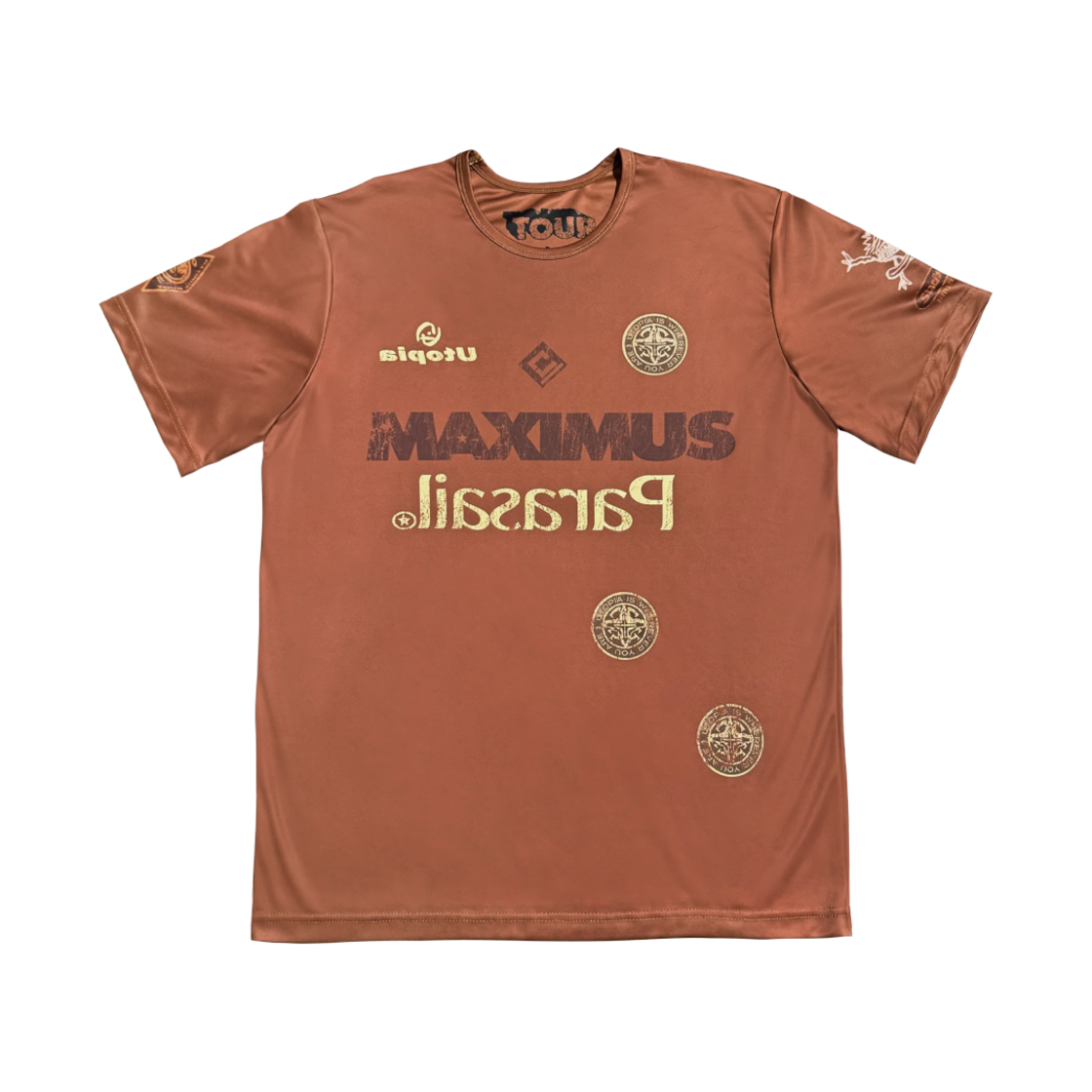 트래비스 스캇 키르쿠스 막시무스 사커 저지 브라운(Travis Scott Circus Maximus Soccer Jersey Brown)