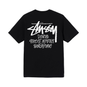 Stussy Stock DSM Singapore T-Shirt Black - 21SS