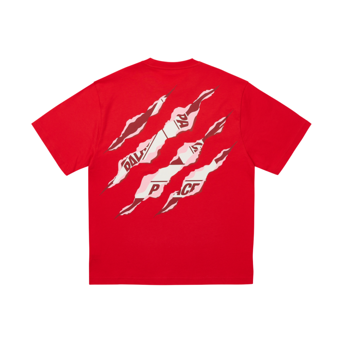 - Palace Ripped Tri T-Shirt Truest Red - 25SS