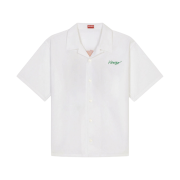 Kenzo Poppy Hawaiian Short Sleeves Shirt White