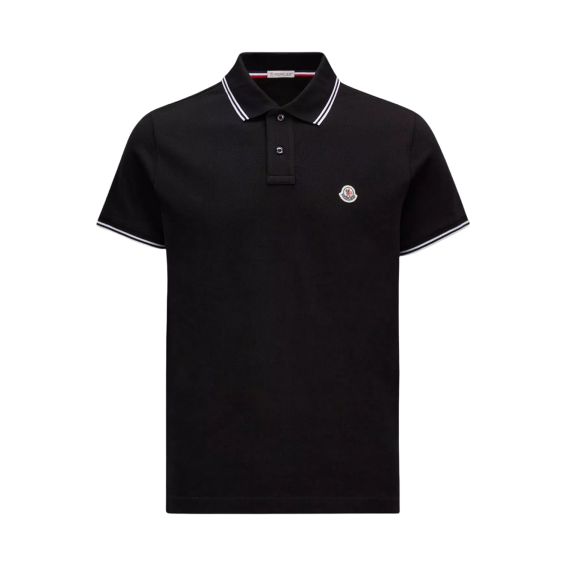 몽클레르 로고 폴로 셔츠 블랙 - 23SS(Moncler Logo Polo Shirt Black - 23SS)