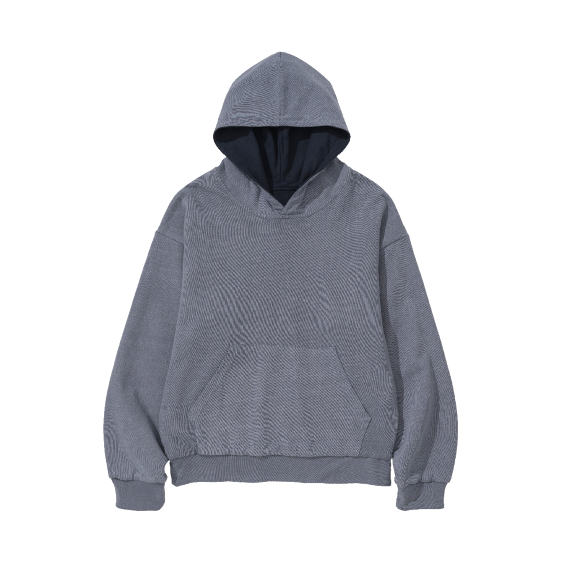 LABW24C002 LAB TWELVE Reversible Pigment Hood Pigment Blue + Navy