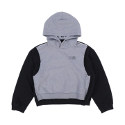 MM6 Maison Margiela Logo Hooded Sweatshirt Black Grey