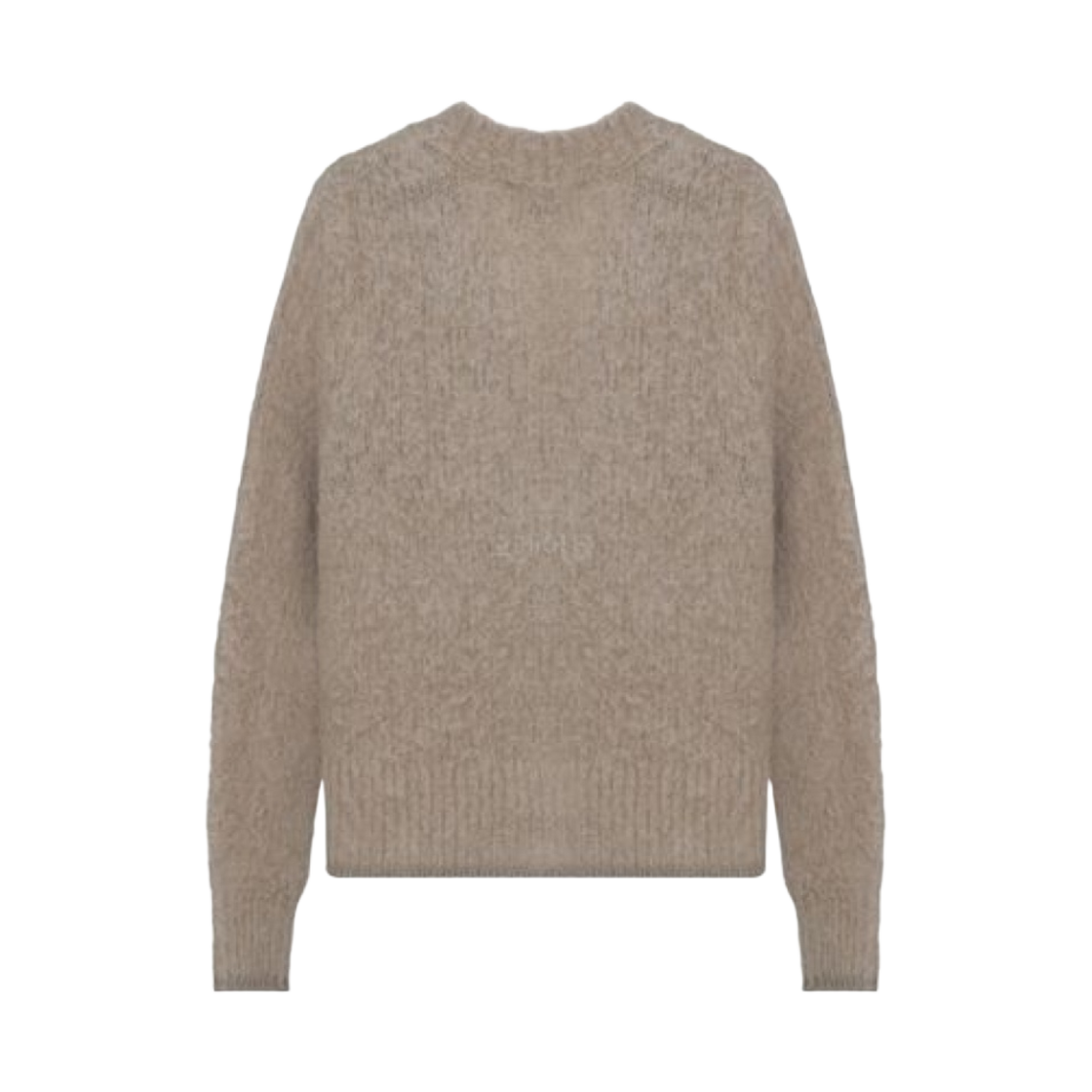 (W) 아미 브러쉬드 가디건 베이지((W) AMI Brushed Cardigan Beige) - 2