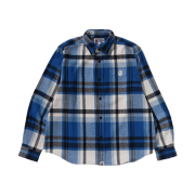 BAPE Check Relaxed Fit Shirt Blue