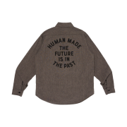Human Made Salt & Papper Work Shirt Charcoal
